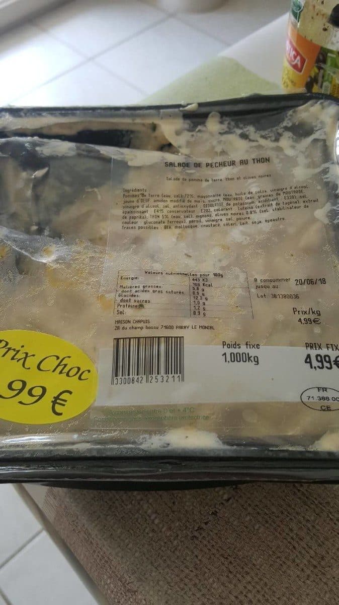 Open Food Facts Salade du pecheur au thon packshot