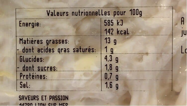 Open Food Facts Salade de celeri remoulade packshot