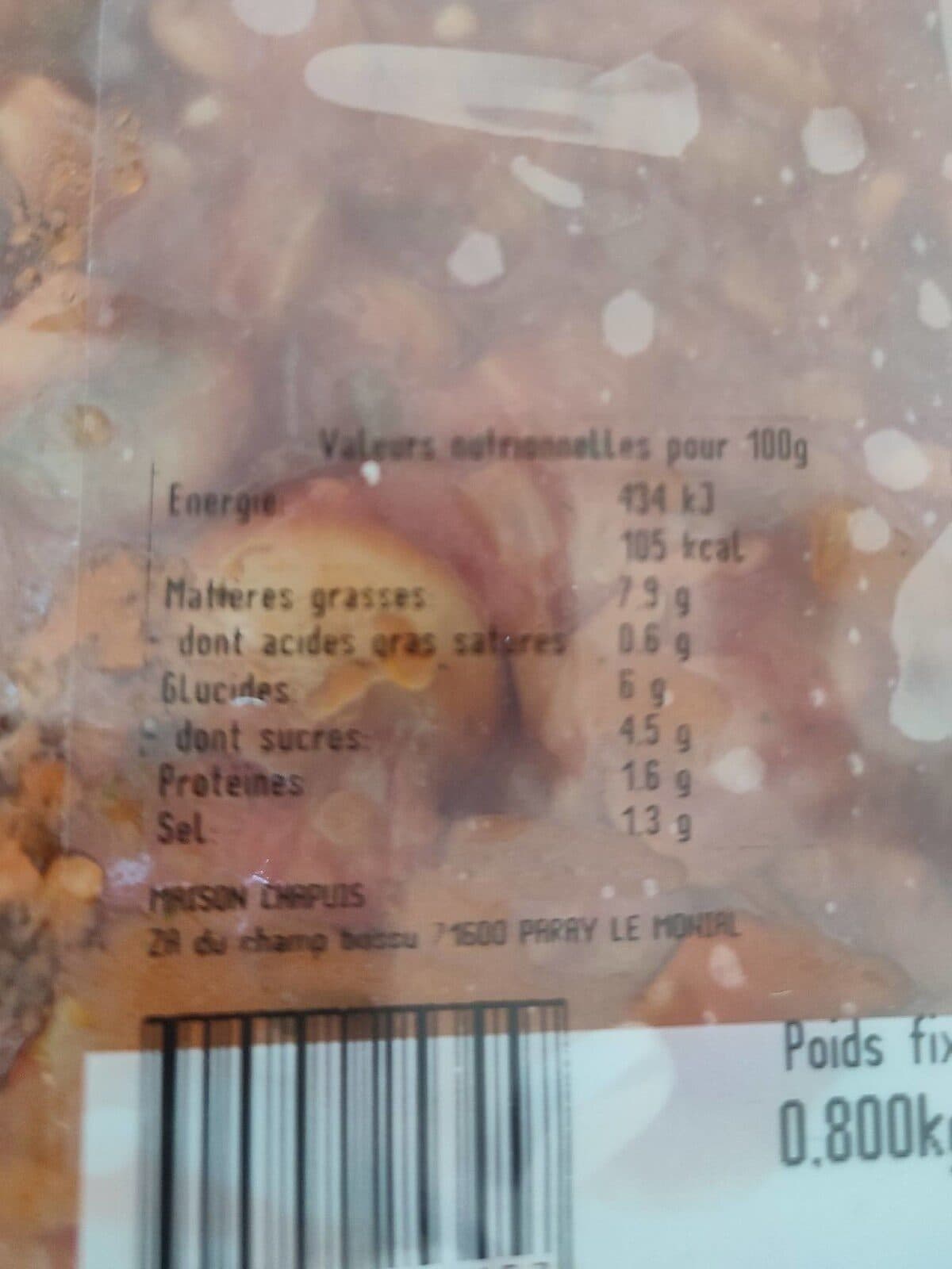 Open Food Facts Salade de champignons a la grecque packshot