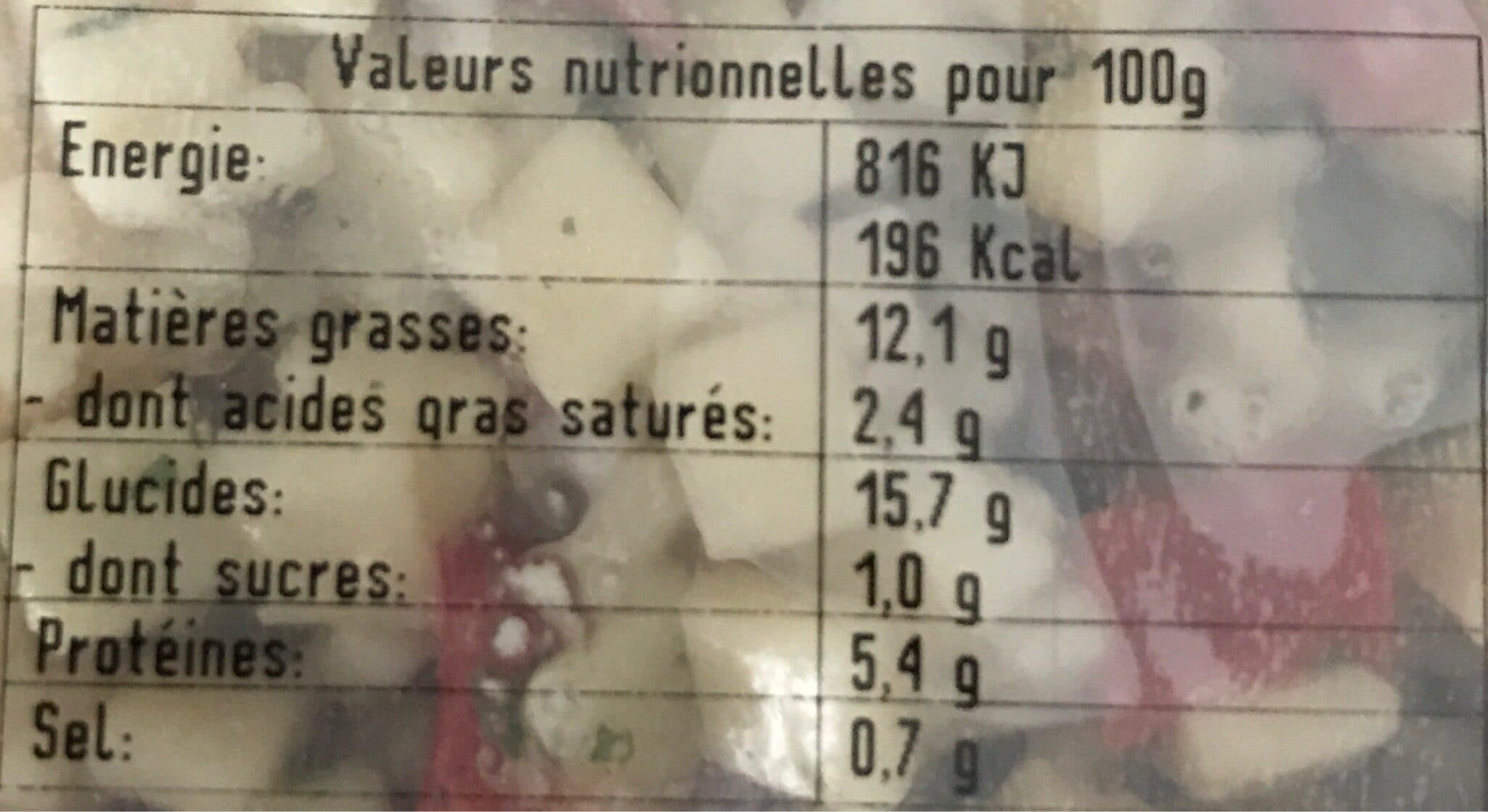 Open Food Facts Salade Savoyarde packshot