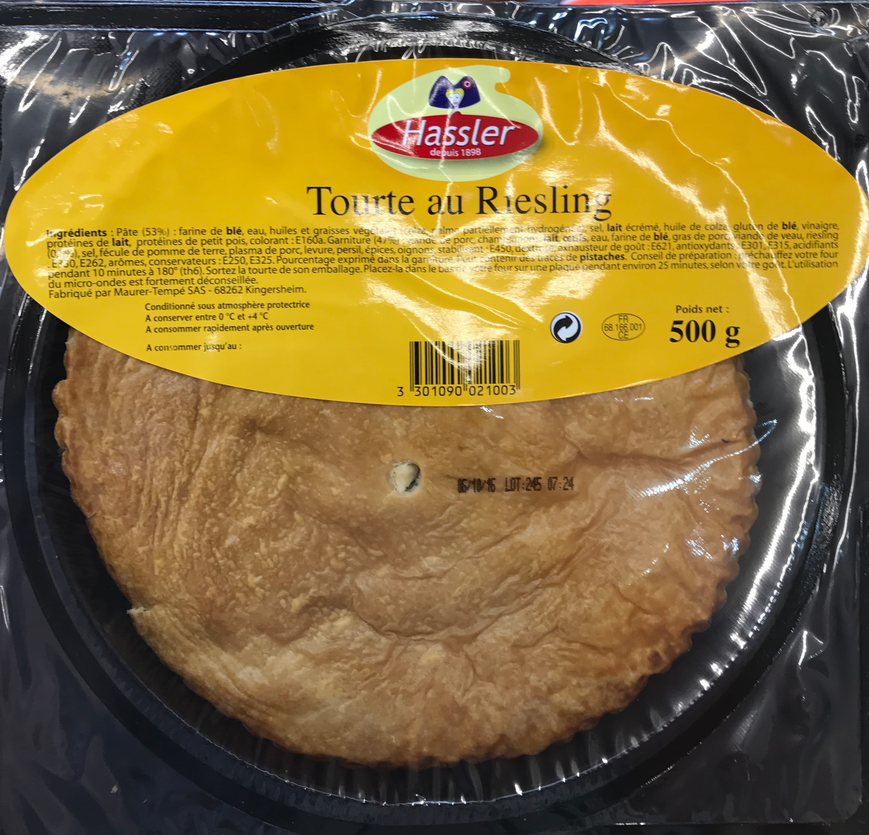 Hassler Tourte au Riesling packshot