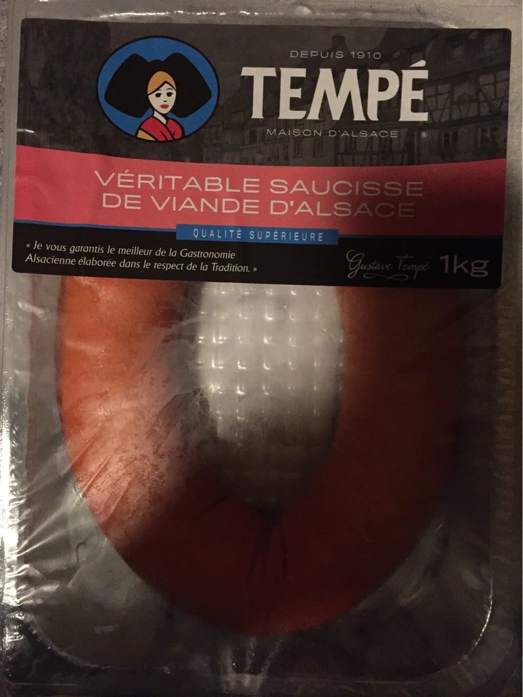 Tempe Saucisse de viande packshot
