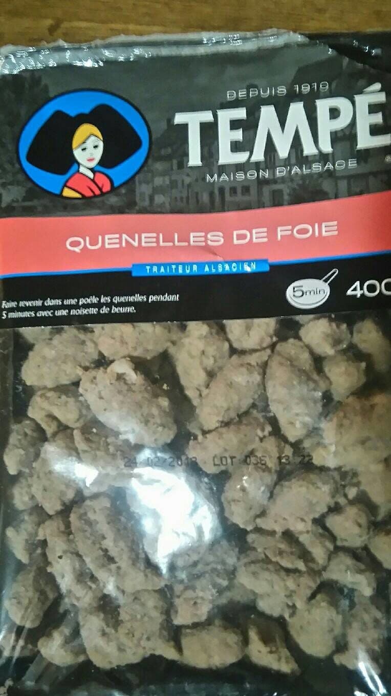 Tempe Quenelles de foie s/at Maurer packshot