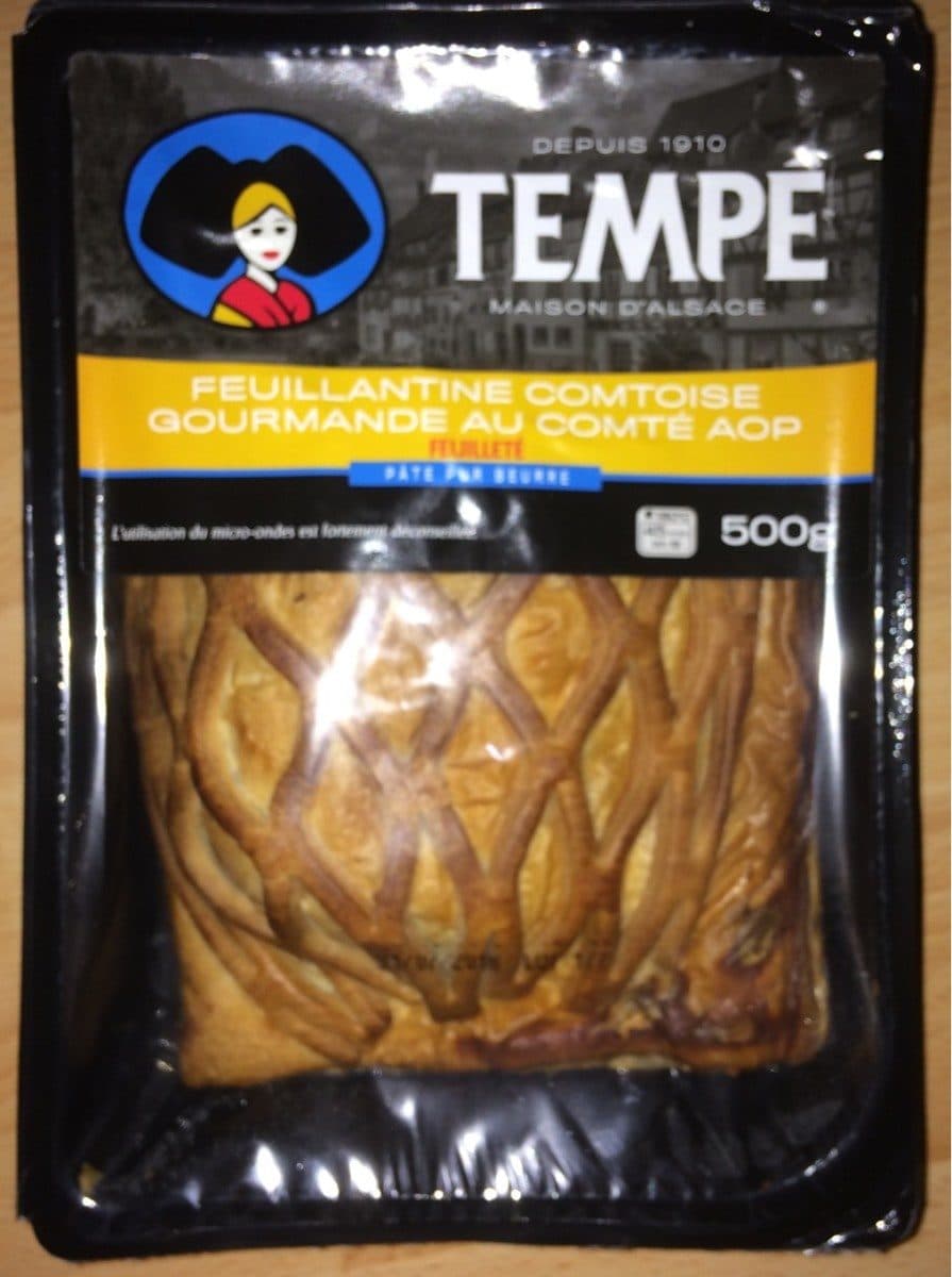 Tempé Feuillantine Comtoise gourmande au Comté AOP packshot