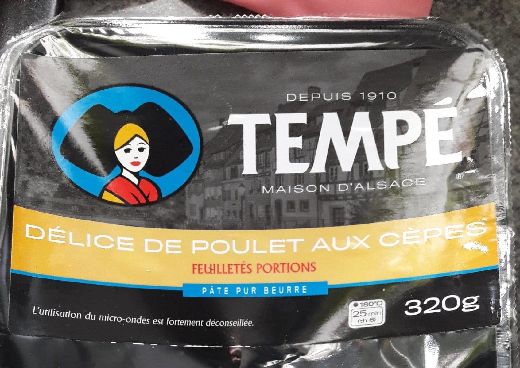 Open Food Facts Délice de poulet aux cèpes packshot