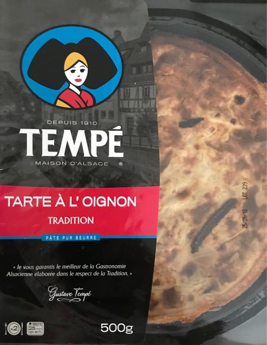 Tempé Tarte a l'oignon packshot
