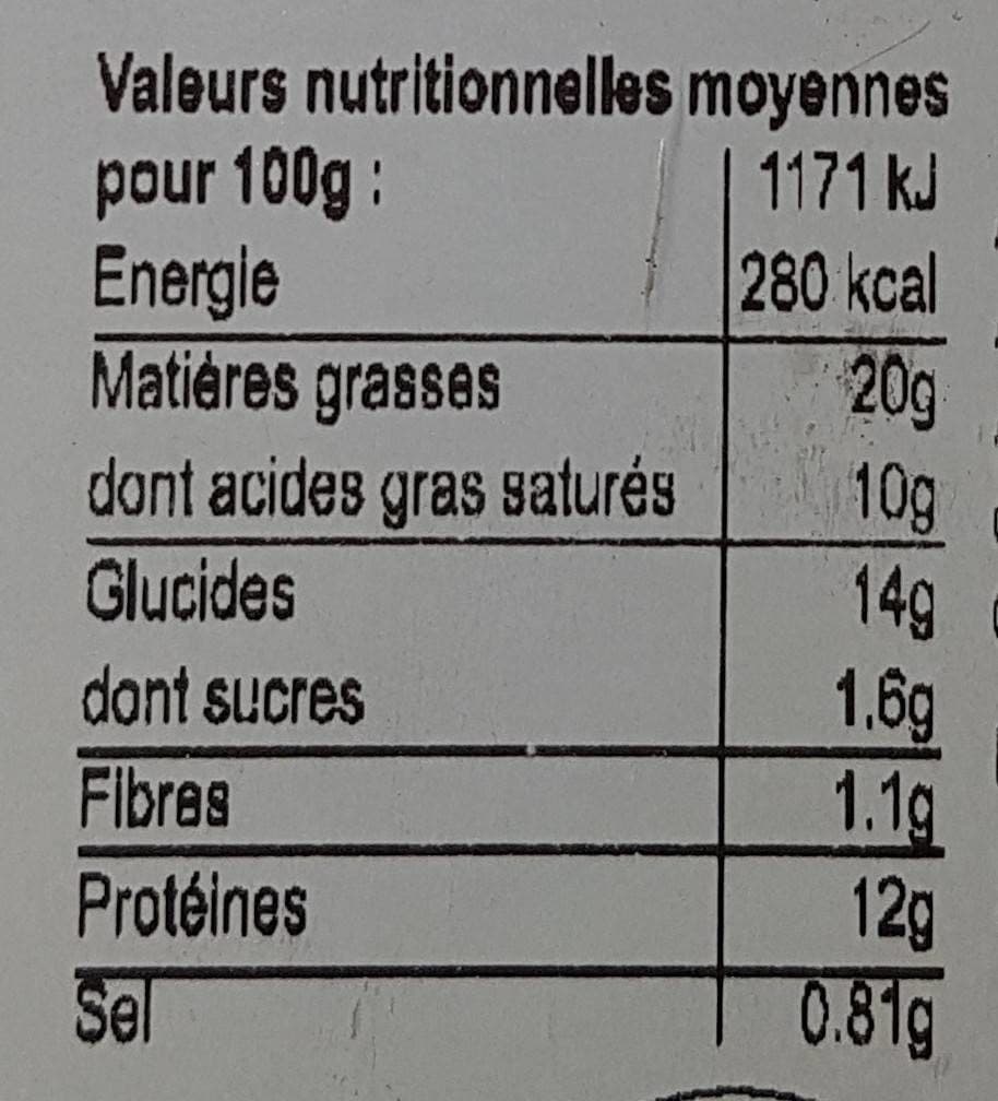 Tempe Tarte tradition saumon et epinard packshot