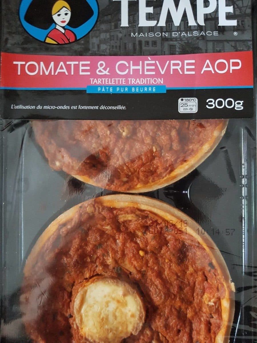 Open Food Facts Tartelette tomate chèvre packshot