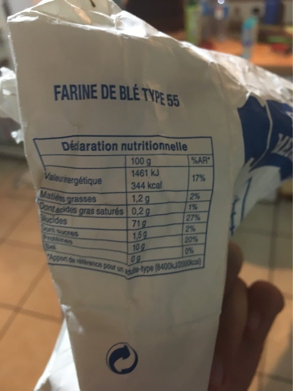 Codegal Farine menagere packshot