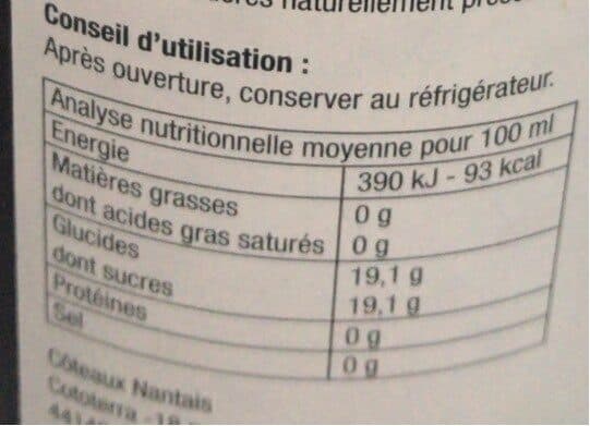 Côteaux Nantais Jus de raisins rouges packshot