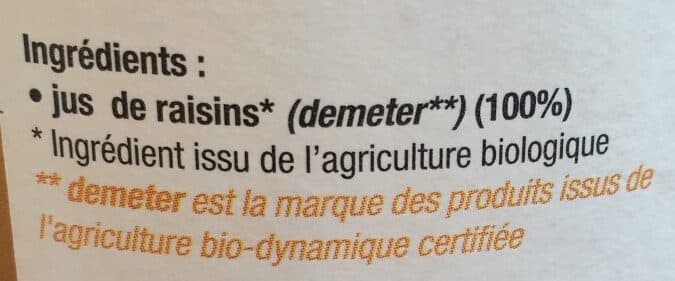 Côteaux Nantais Jus de Raisins blancs packshot