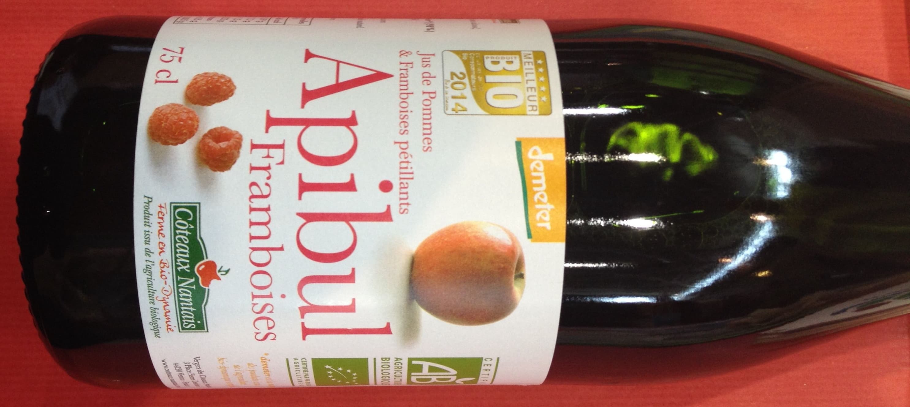 Côteaux nantais Apibul framboises packshot