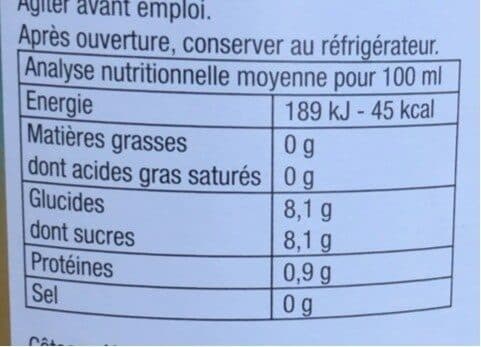 Coteaux nantais Jus 3 Agrumes packshot
