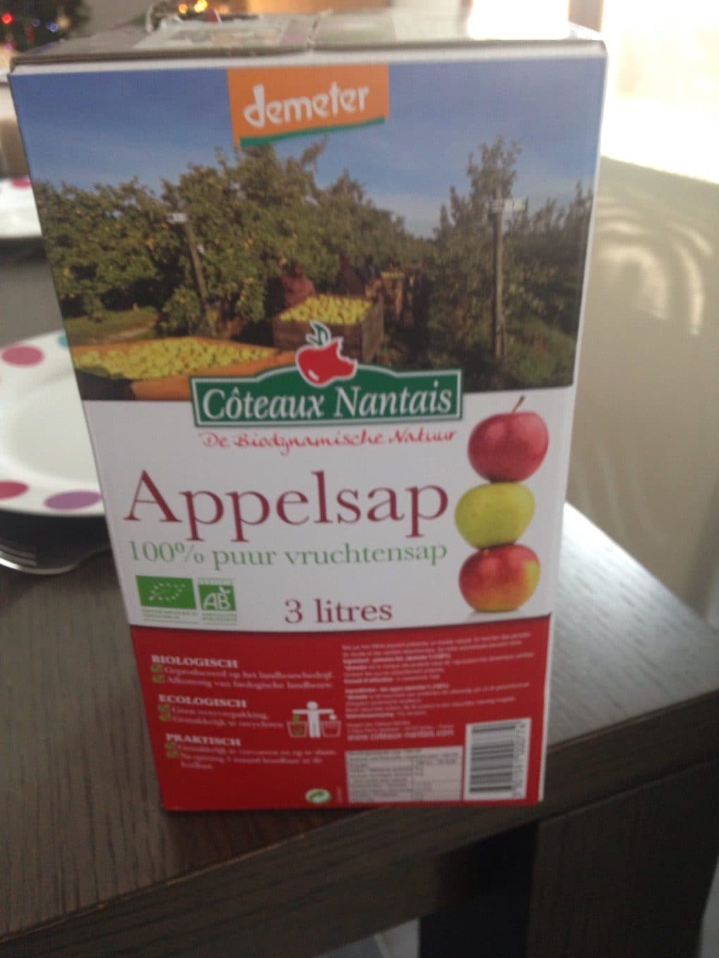 Coteaux Nantais Demeter - Jus de pomme bio packshot
