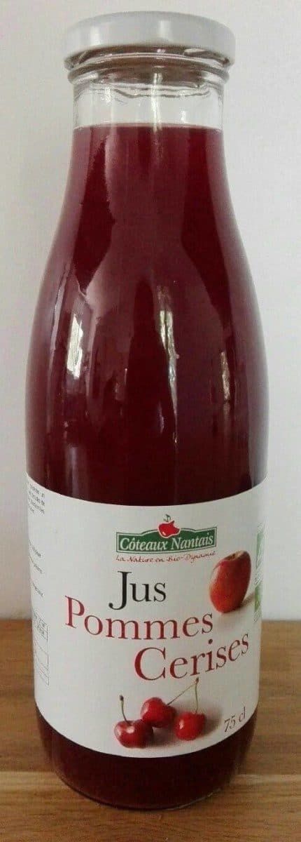 Coteaux nantais Jus pommes cerises packshot