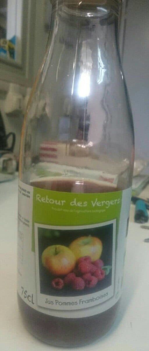 Retour Des Vergers Jus Pommes Framboises packshot