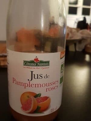 Coteaux nantais Jus de pamplemousse rose packshot