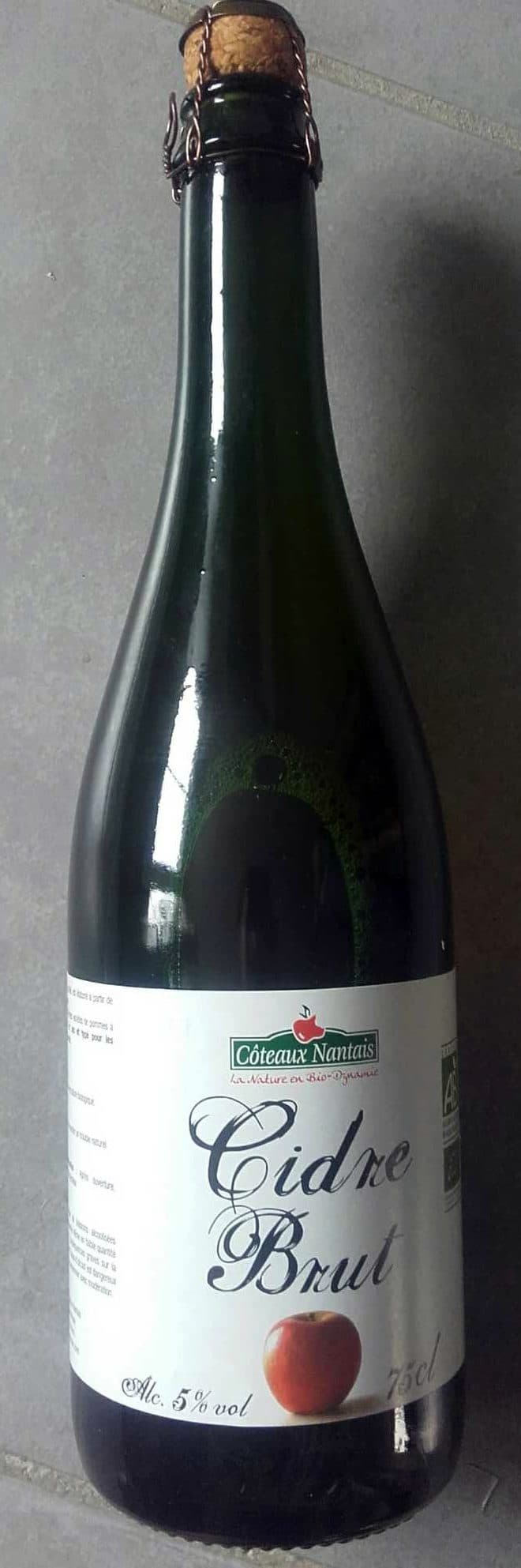 Côteaux nantais Cidre brut packshot
