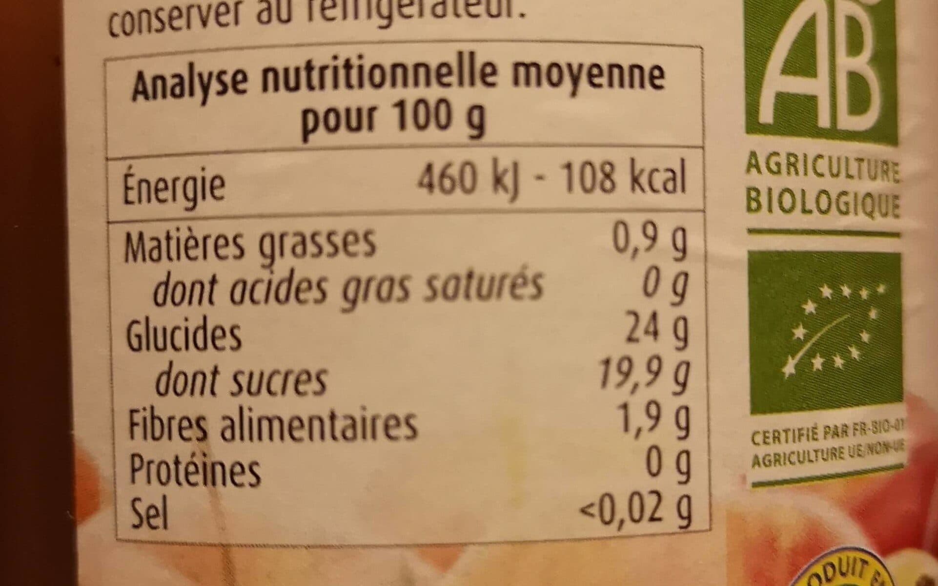 Planet Bio Compote de pomme packshot
