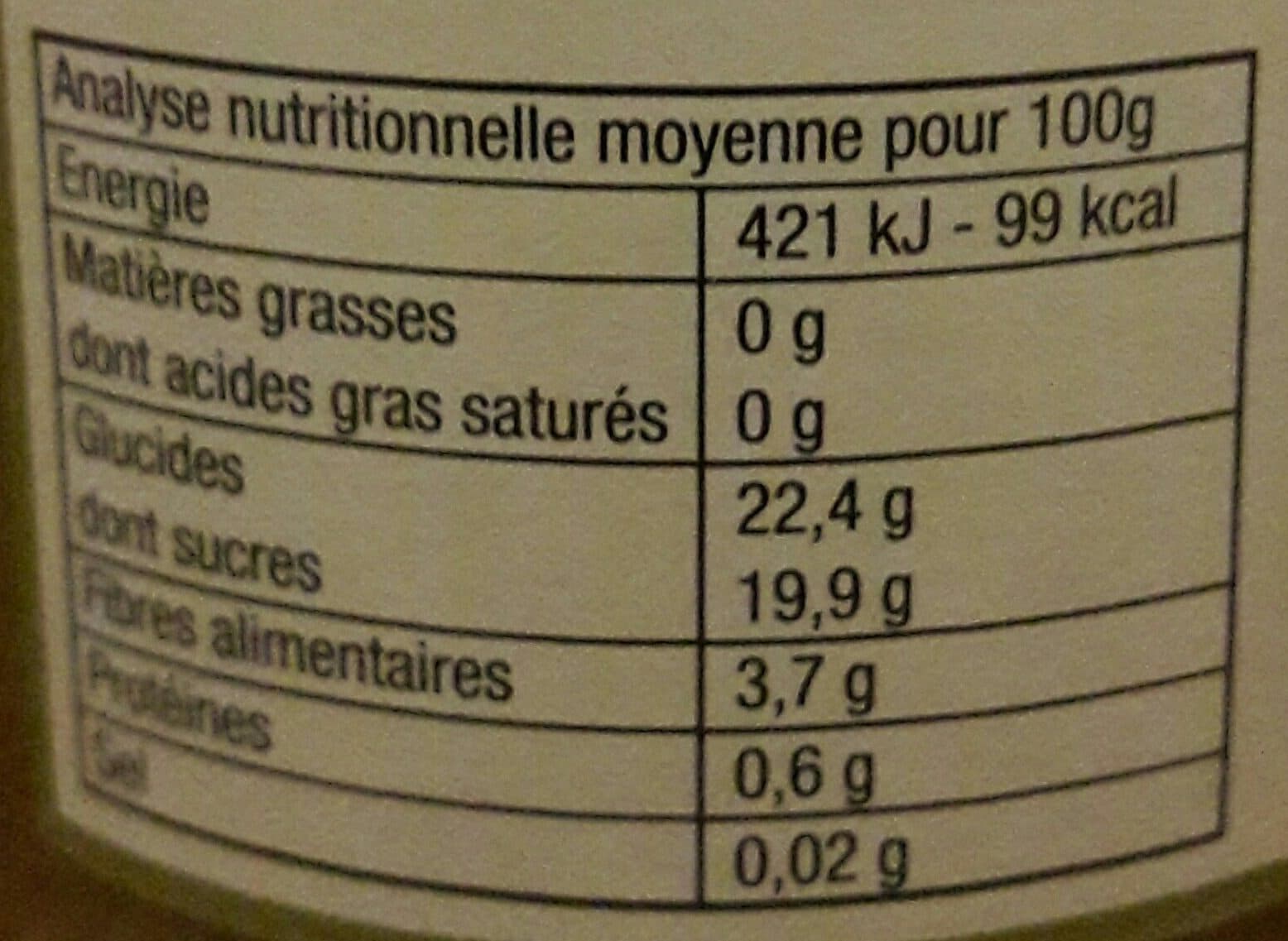 Coteaux nantais Compote De Poire packshot