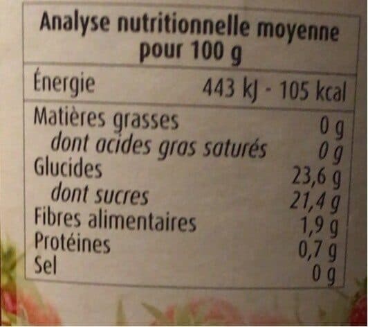 Planet Bio Compote fraise avec morceaux packshot