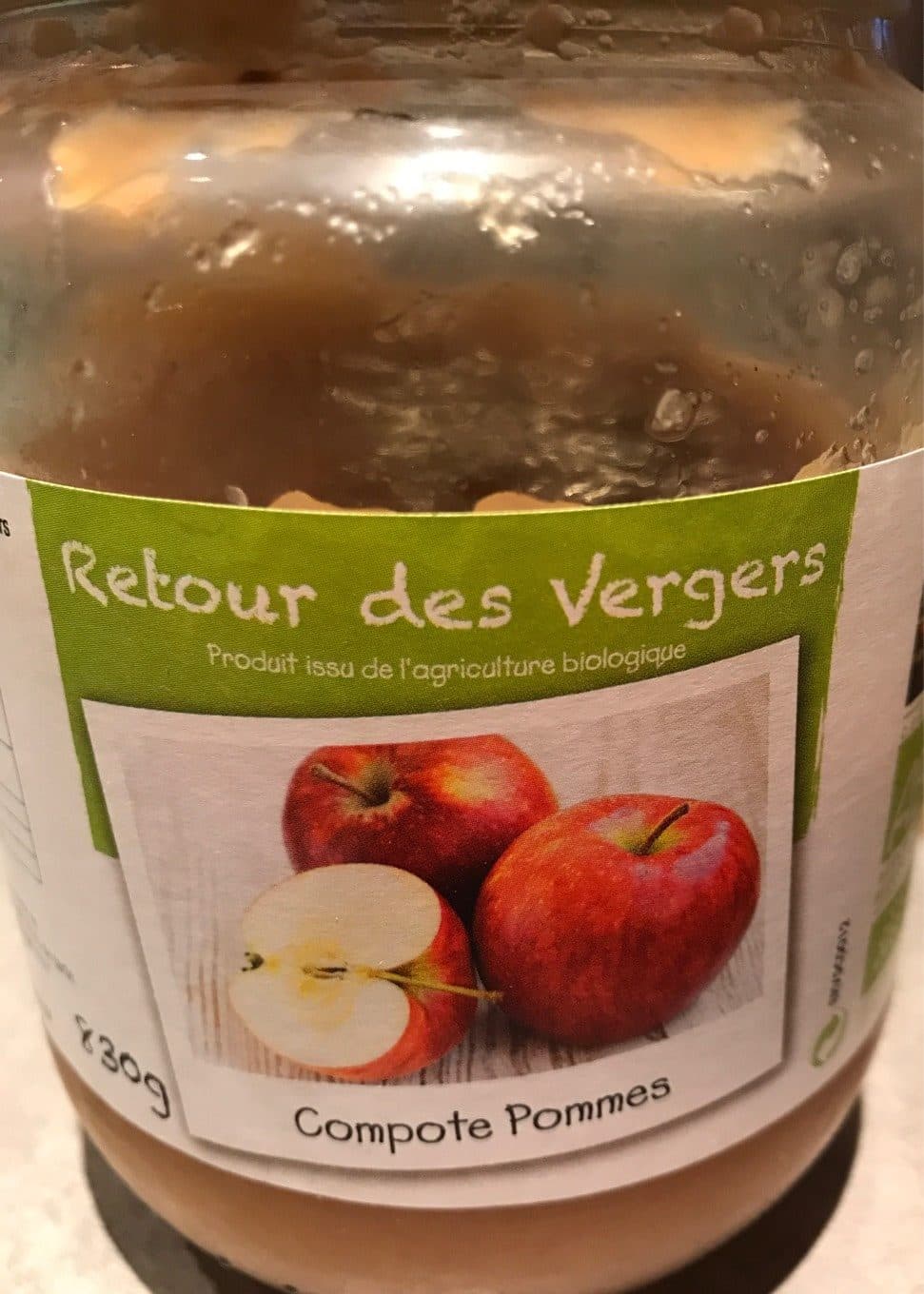 Retour Des Vergers Compote pommes packshot