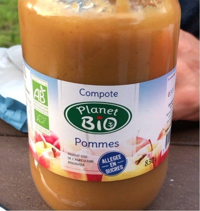 Planet Bio Compote pommes packshot