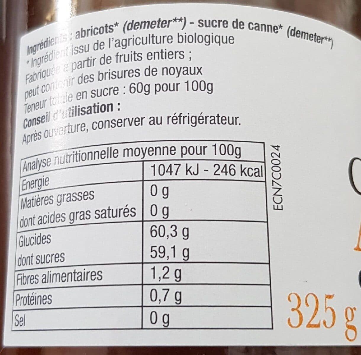 Coteaux nantais Confitures Abricots extra packshot