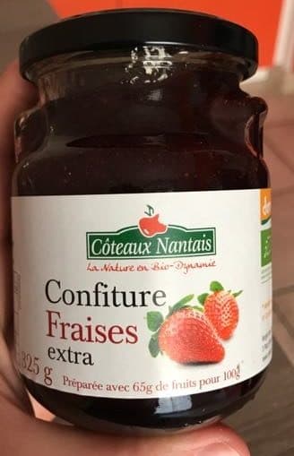 Coteaux nantais Confiture Fraises packshot