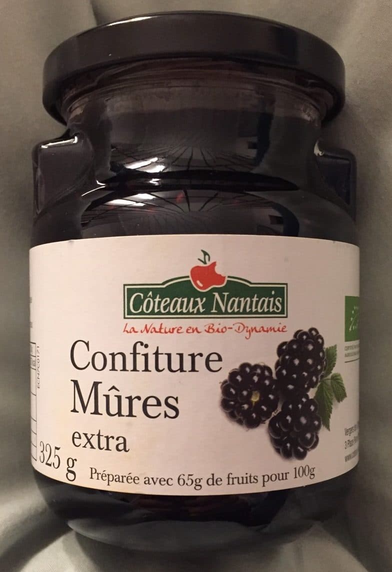 Coteaux nantais Confiture mûres extra packshot