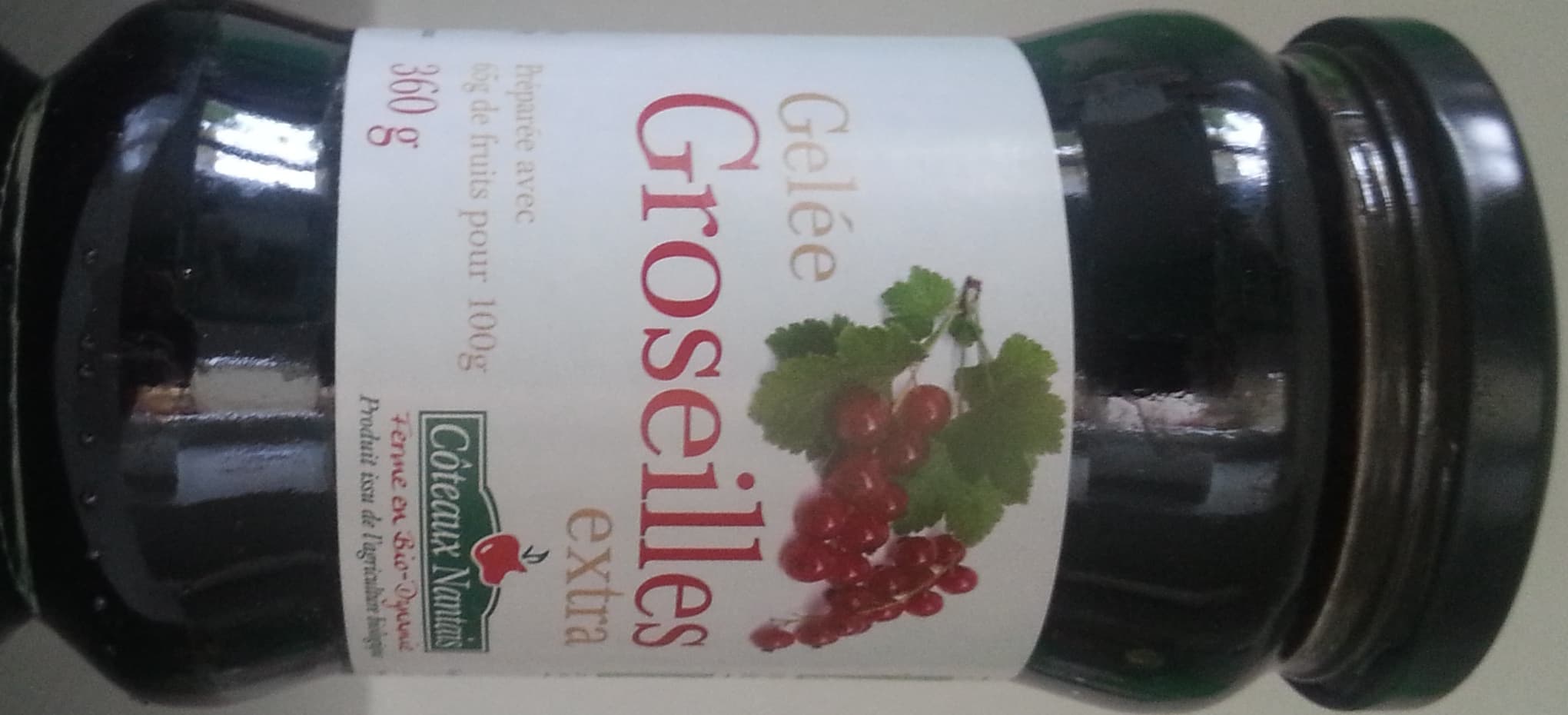 Côteaux Nantais Gelée groseilles extra packshot