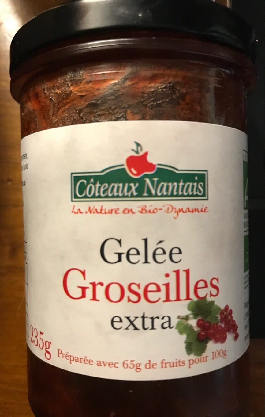 Coteaux nantais Gelée Groseilles Extra packshot