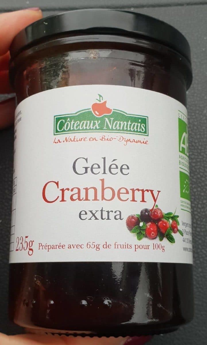 Côteaux Nantais Gelée cranberry extra packshot