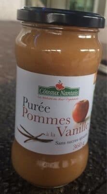 Coteaux nantais PUREE POMME VANILLE 360G CN DEMETER packshot
