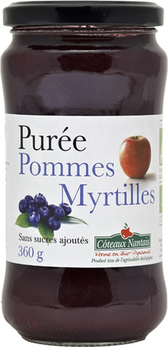 Côteaux Nantais Purée De Pomme Myrtille packshot