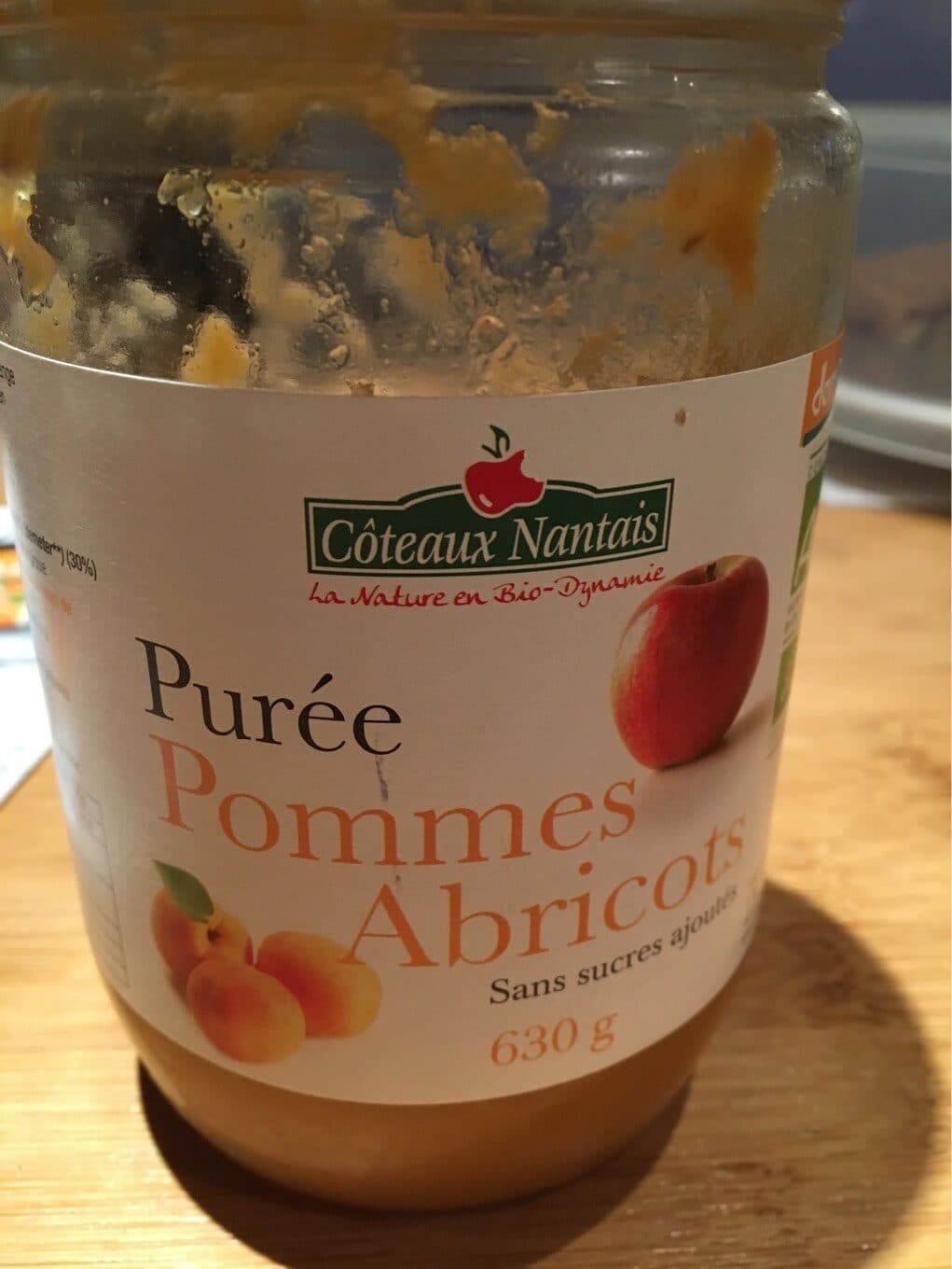Coteaux Nantais Puree pommes abricots packshot