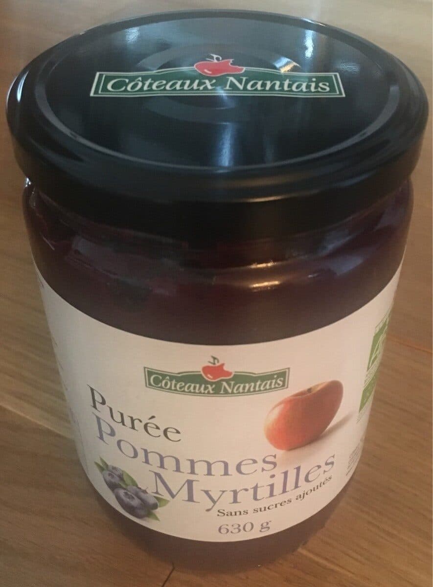 Coteaux nantais Purée Pommes Myrtilles packshot