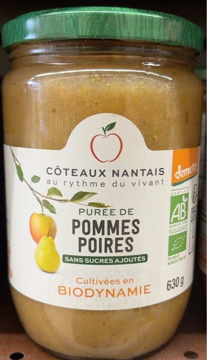 Côteaux Nantais Purée de pomme poire (50% poire) packshot