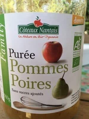 Coteaux Nantais Purée pommes poires packshot