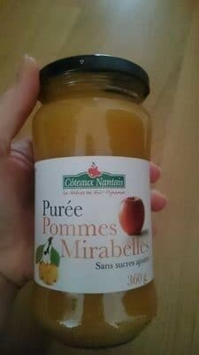 Coteaux nantais Purée de pommes mirabelles packshot