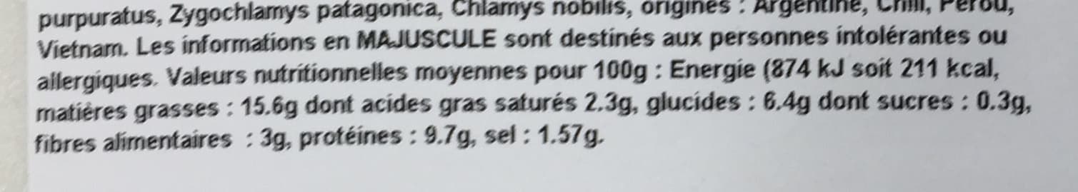 Les Entrées de la Mer 2 boudins de poissons et de saint jacques packshot