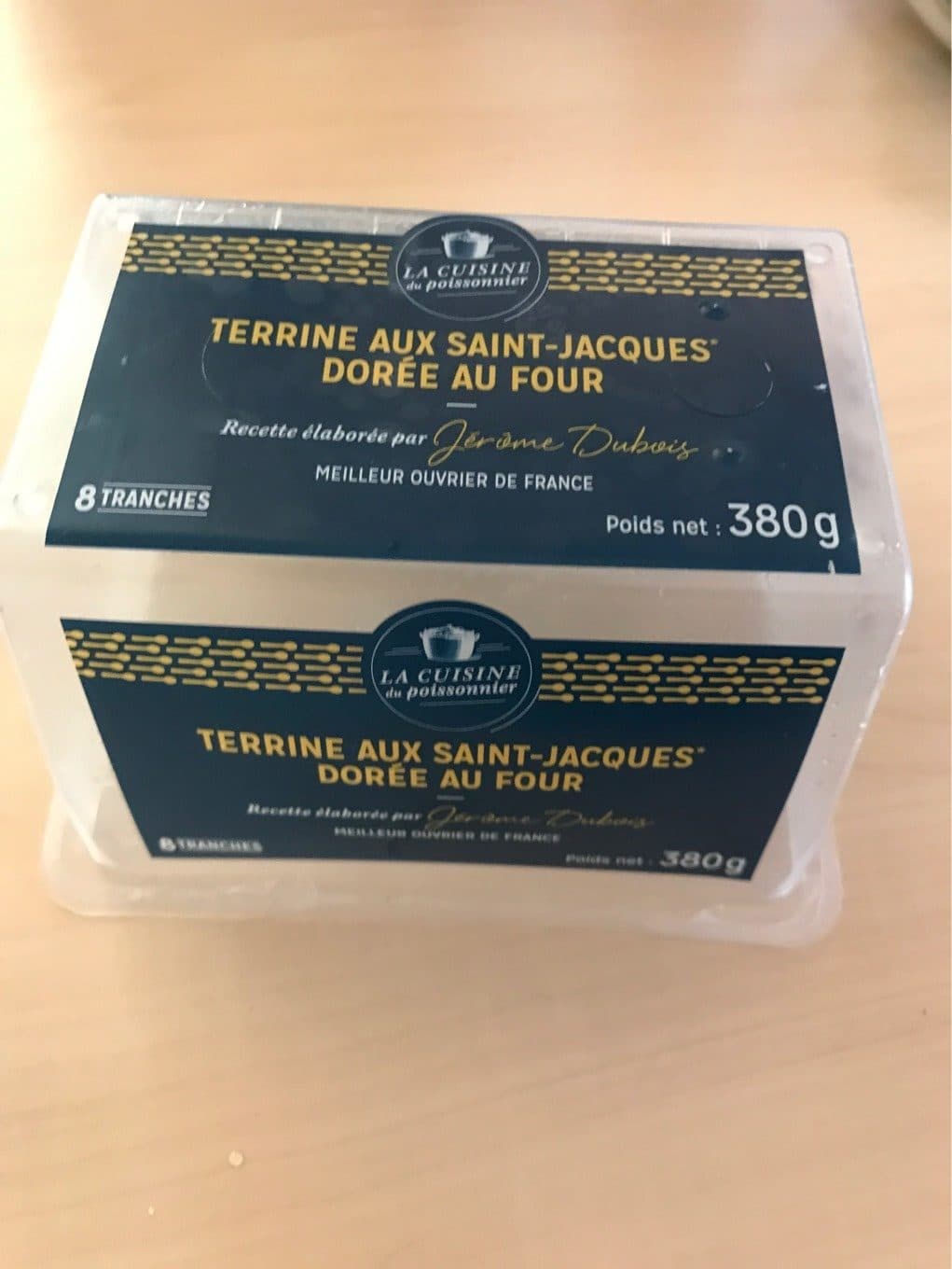 La Cuisine Du Poissonnier Terrine aux Saint-Jacques dorée au four packshot