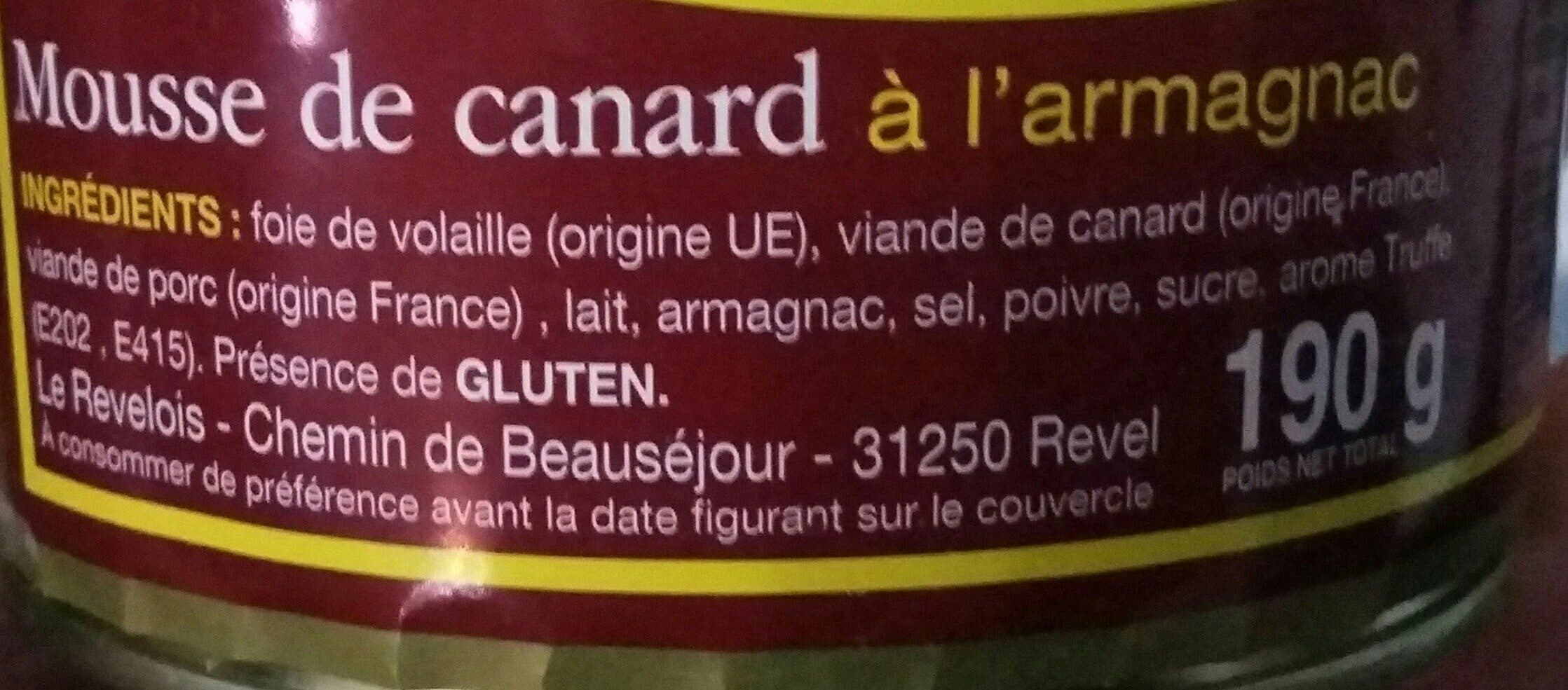 Le revelois Mousse De Canard Le Revelois packshot