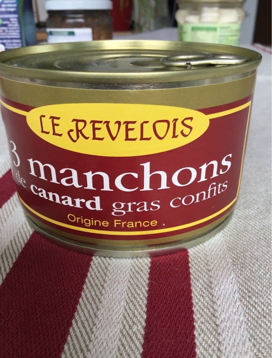 Le Revélois Manchons de canard gras confits packshot