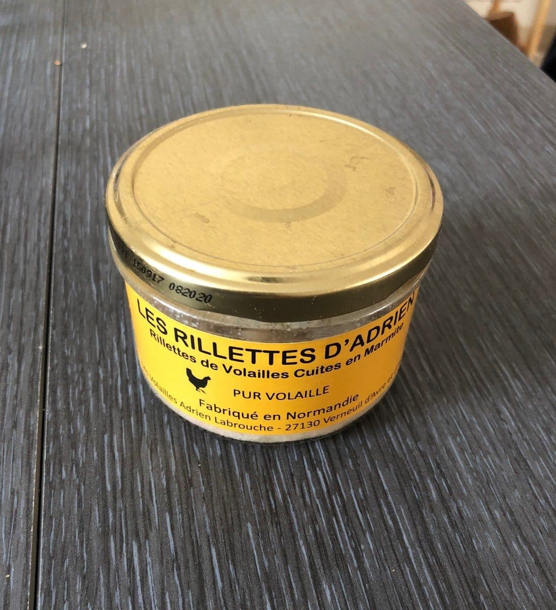 Les Rillettes d'Adrien Rillettes de Volailles Cuites en Marmite packshot