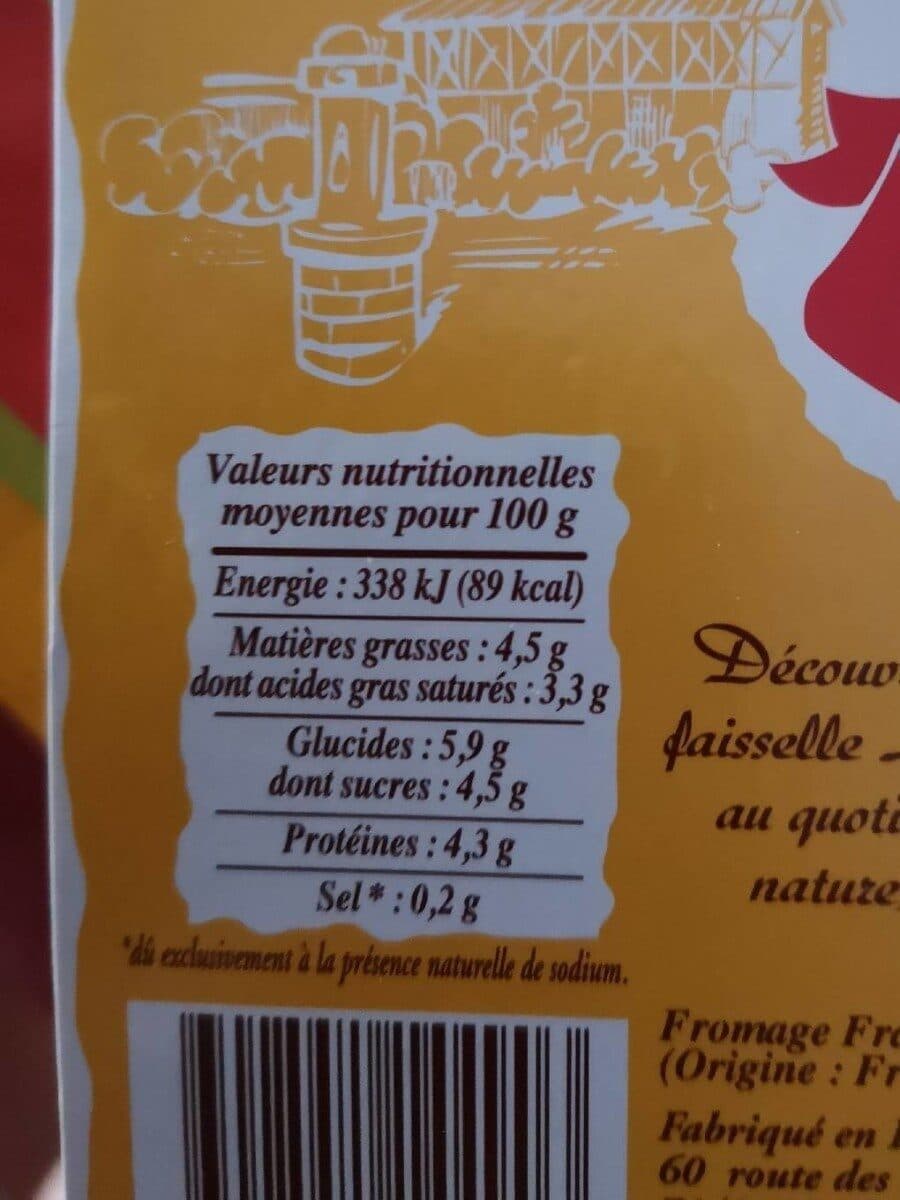 La bressane Le Fromage Frais En Faisselle, Les 4 Pots De packshot