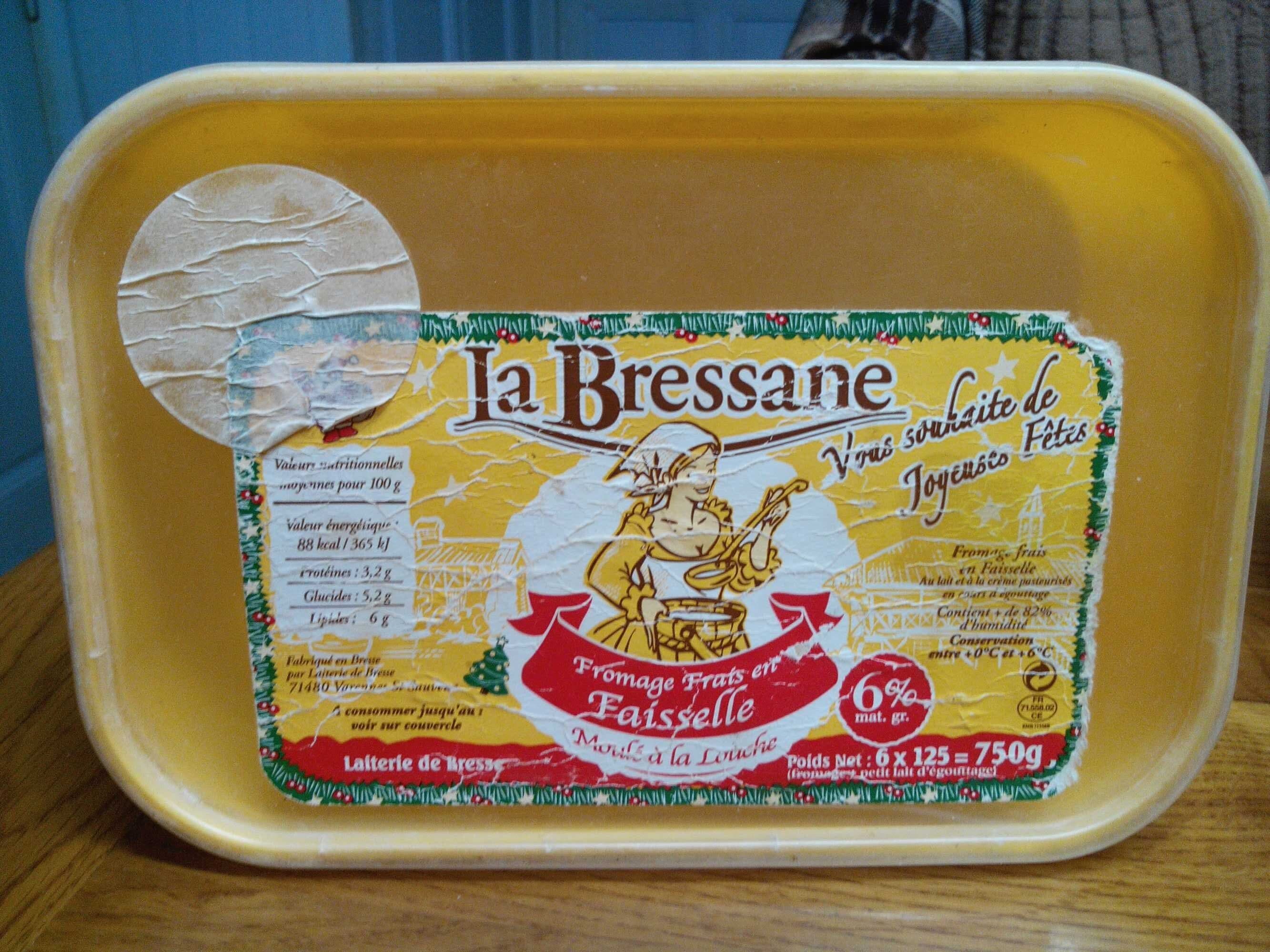La Bressane Fromage frais en faisselle packshot