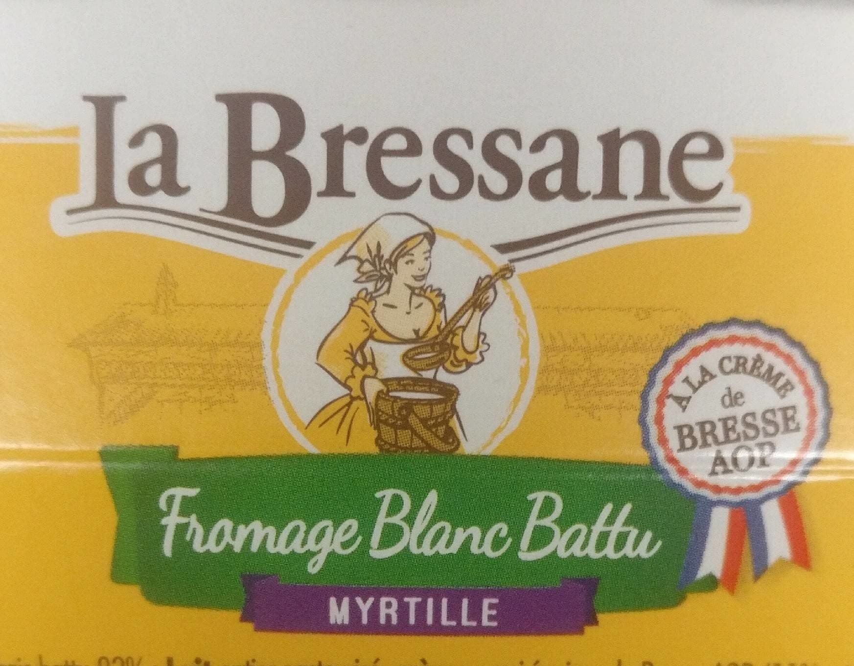 La Bressane Fromage blanc battu Citron packshot