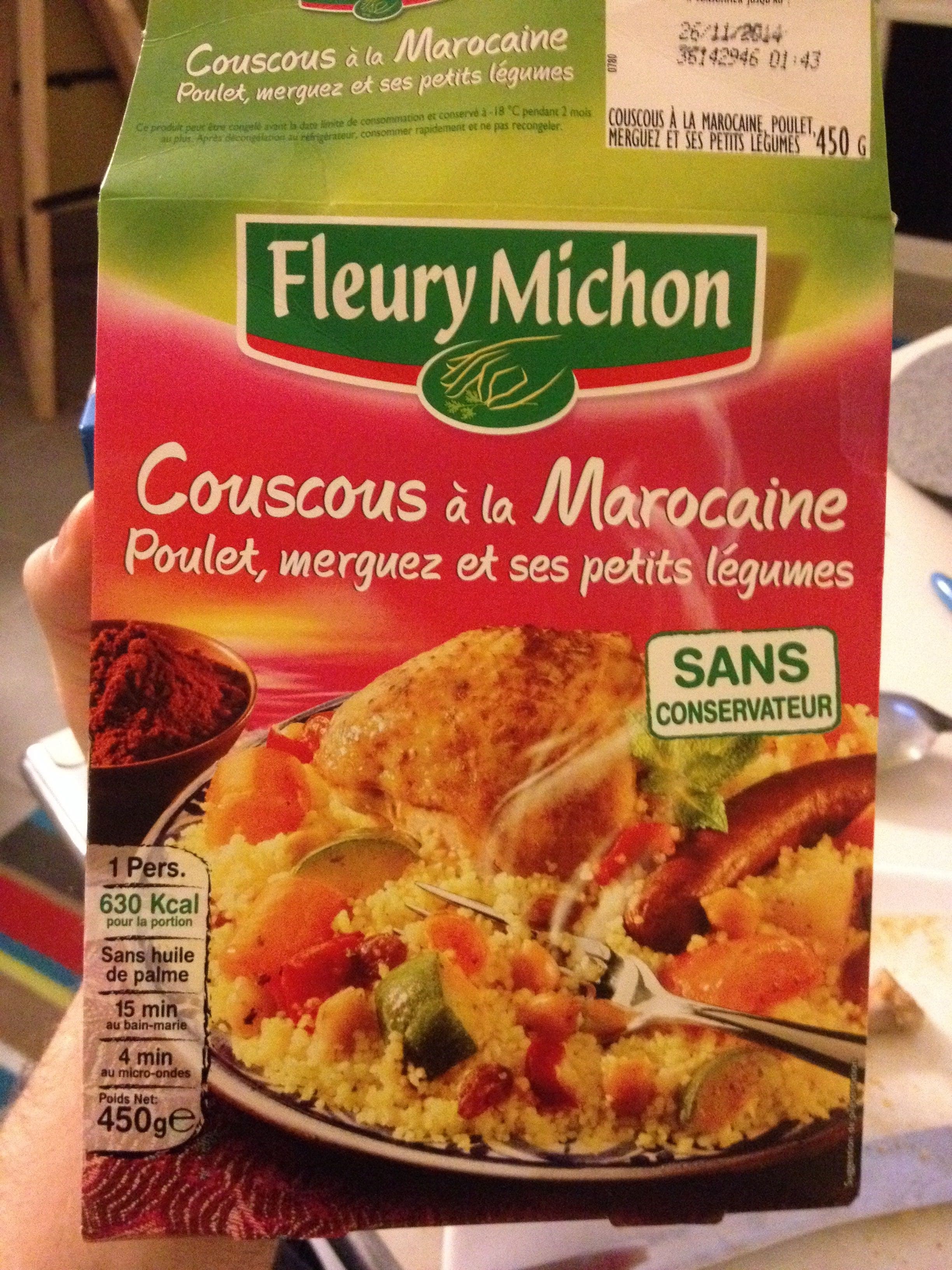 Fleury Michon Couscous à la Marocaine packshot