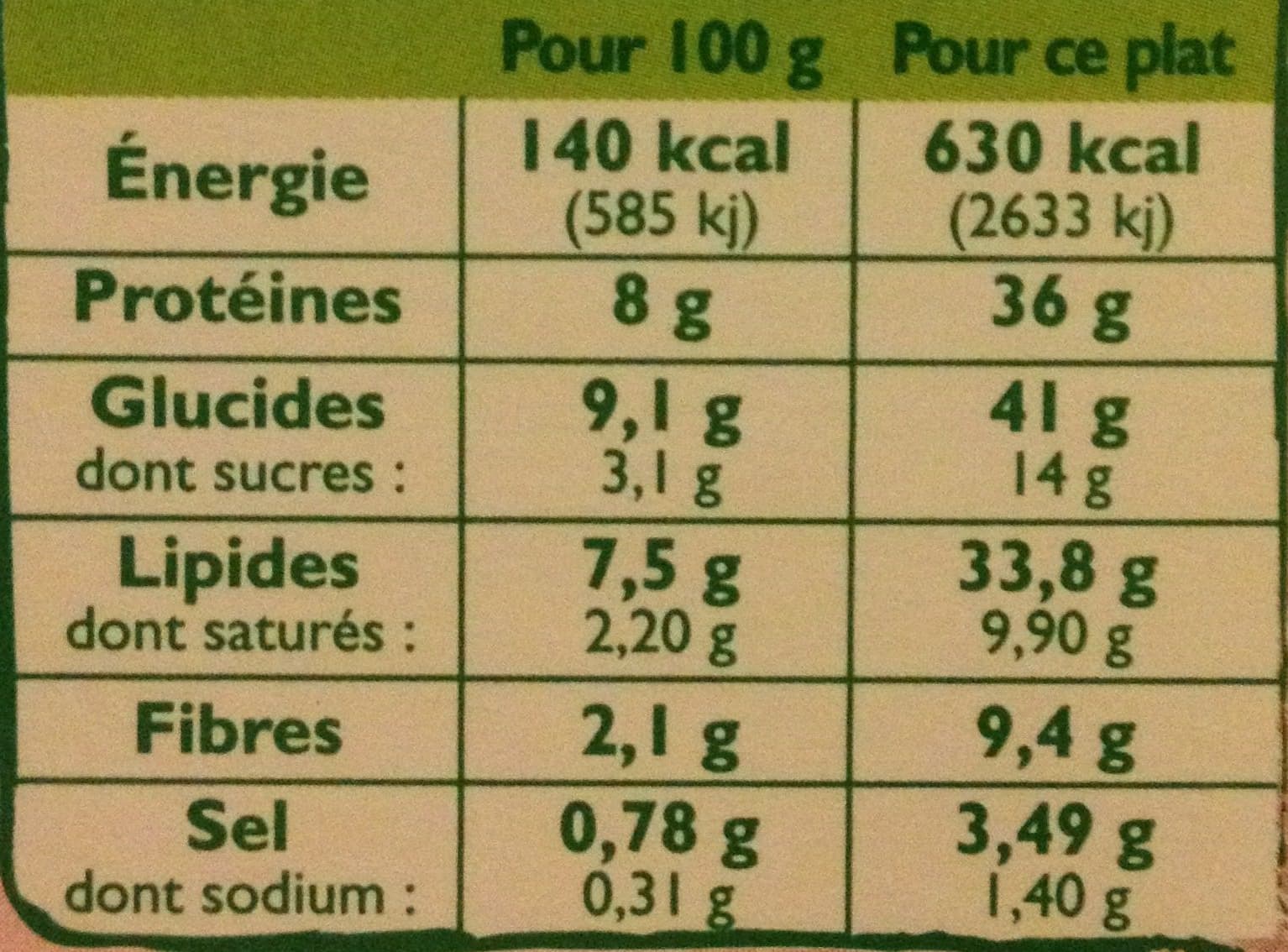 Fleury Michon Couscous à la Marocaine packshot